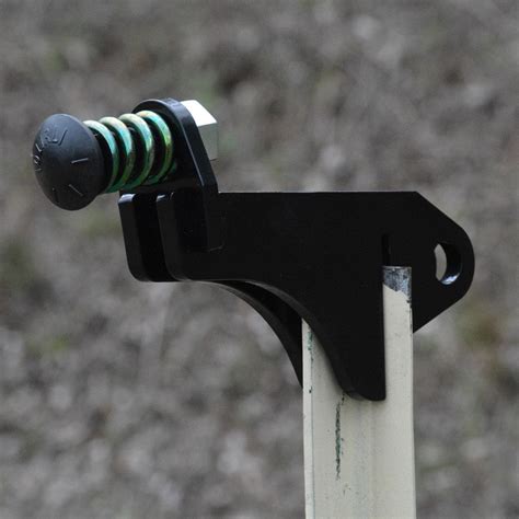 metal brackets with metal post target holder|t post target hanger.